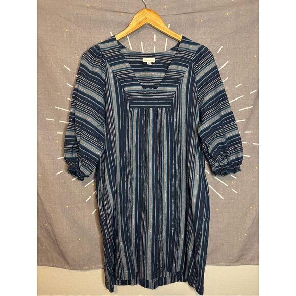 Garnet Hill Shimmering Gauze Dress - Picture 3 of 6